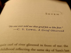 no one ever told me grief was so much like fear