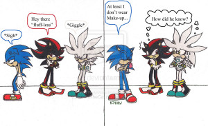 Sonic Make-Up Joke by ZeffraSphinx