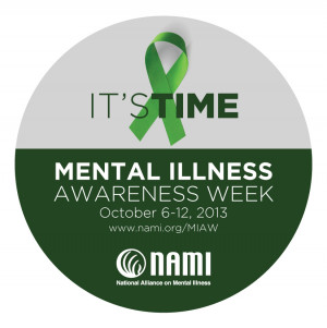 Mental Illness Awareness Week, Oct. 6-12, 2013