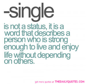 Cute Quotes About Being Single