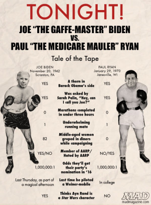 mad magazine the idiotical Biden vs. Romney Presidential Debate: The ...