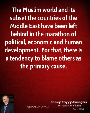 The Muslim world and its subset the countries of the Middle East have ...