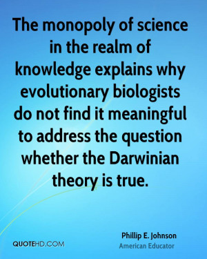 The monopoly of science in the realm of knowledge explains why ...