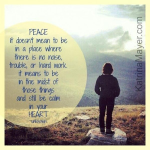 Great quote about peace