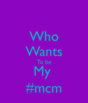 who wants to be my mcm logo