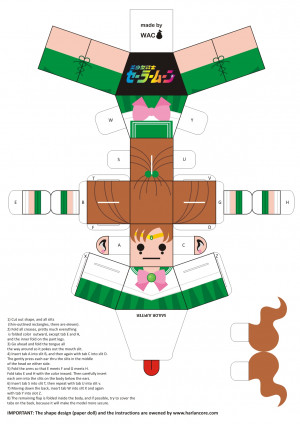 Sailor Jupiter Paper Doll
