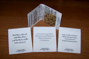 Details about 104 Personalized Wedding Matchbook Seed Packet Favors