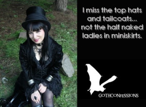 Goths are Close-minded.
