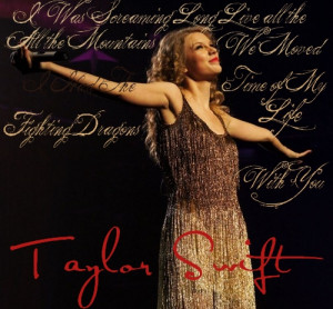 Taylor Swift Quote Fan Art...