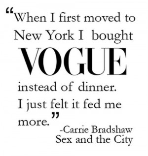New York by Carrie, fashion quotes