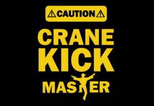 ... Crane Kick Master – Karate t-shirt – Funny Martial Arts Tees