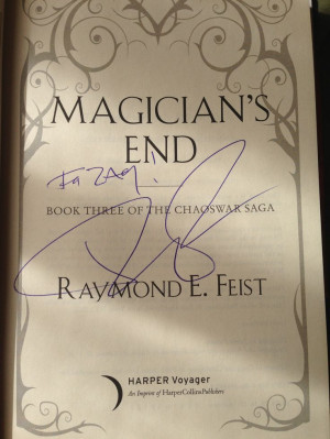 Signed by Raymond E. Feist: Bookworm Mode