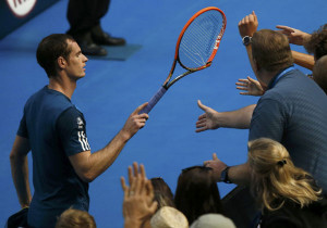... during his match against stephane robert on monday jason reed reuters