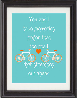 The Beatles Song Lyric Quote Art Print, The Beatles Two Of Us Song ...
