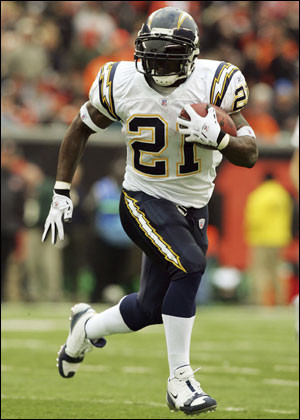 Ladainian Tomlinson is the best running back currently in the NFL. He ...