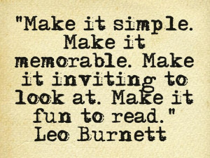 Advertising quote | Leo Burnett | QOTD | writing