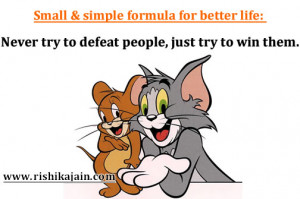 Small & simple formula for better life: