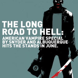 Vertigo announces “The Long Road to Hell”.
