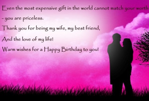 Posts related to happy birthday wishes to wife from husband