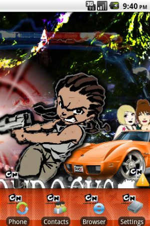 This is our Boondocks theme please leave comment of character ...