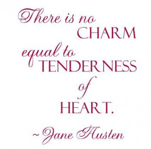 Jane Austen on tenderness