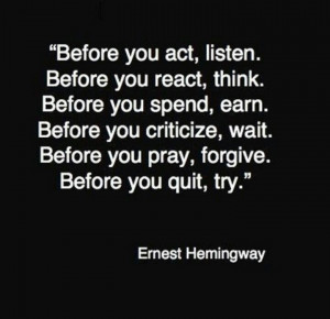 Ernest Hemingway