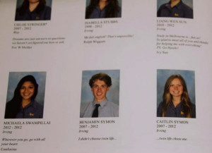 The 9 Best Twin Quotes from Yearbooks - CollegeHumor Post