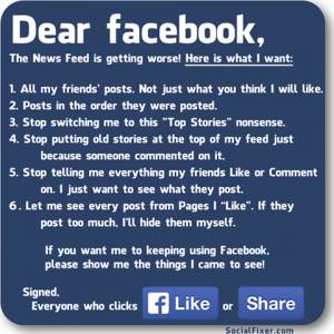 Dear Facebook: Social Fixer aims to fix Facebook