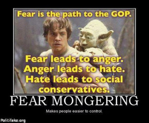On GOP fear mongering