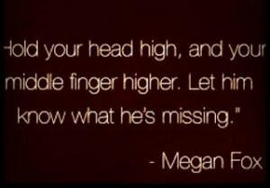 Hold your head high inspirational quote