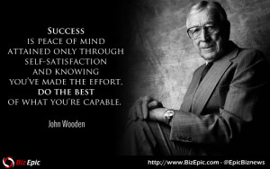 John Wooden Quotes Success True success is not like what