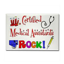 Medical Assistant Rectangle Magnet for
