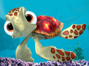 Squirt the Sea Turtle from Finding Nemo