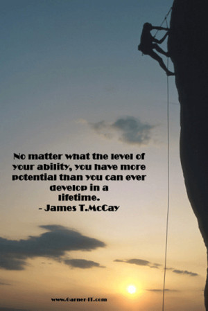 Quote - James T. McCay - Potential - Garner IT Consulting