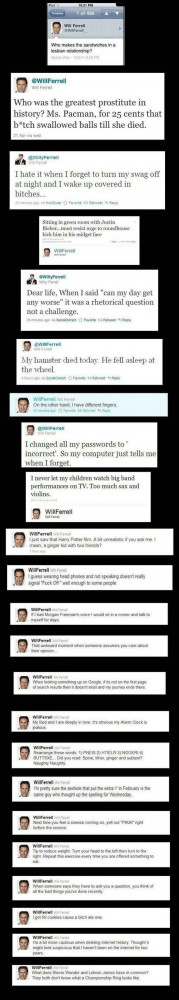 Will Ferrell Twitter Quotes Funny