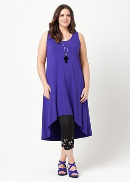 ... Clothing | Clothes for Larger Size Women - KORE HI LO DRESS - TS14