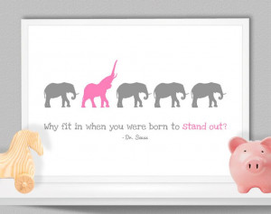 ... Fit In When You Were Born To Stand Out Dr by LochnessStudio, $24.95