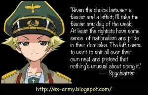 Anime Army General Ex-army - libertarian