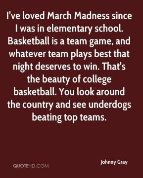 March Madness chaos quote
