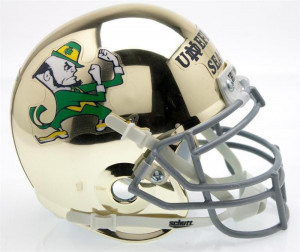 Notre Dame Fighting Irish Special 2012 UNDEFEATED SEASON GOLD CHROME ...