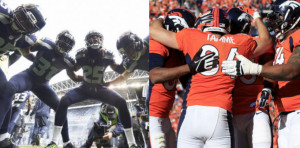 Broncos Seahawks Set Square