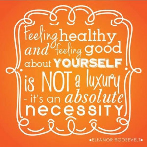 ... is not a luxury - it's an absolute necessity. Eleanor Roosevelt