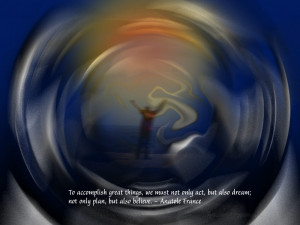 Wallpaper: Quotes-Accomplish Great things motivation