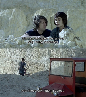 patrick fugit & shannyn sossamon in wristcutters: a love story