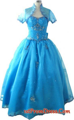 Light Blue Quinceanera Dress