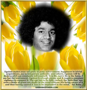 Sri Sathya Sai Baba Quotes For