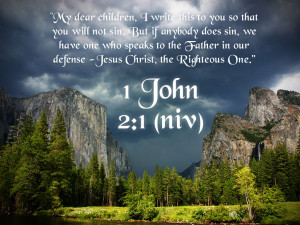 Bible Verse: 1 John 2:1 Peaceful Valley Wallpaper - Christian ...