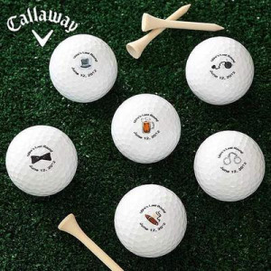 ... Last Round Personalized Wedding Golf Balls - Callaway Warbird Plus