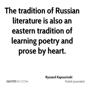 Ryszard Kapuscinski Poetry Quotes