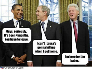 Politically Incorrect Jokes About Bush, Obama, and Clinton